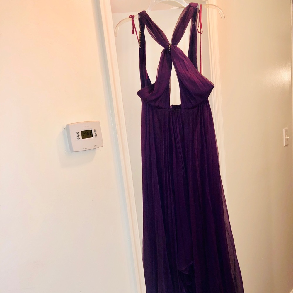 Purple formal dress